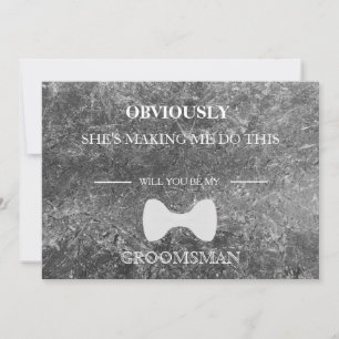 Invitation Serez-Vous Mon Groomsman ?