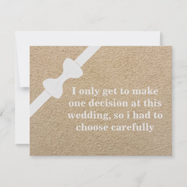 Invitation Serez-vous mon Groomsman ? (Devant)