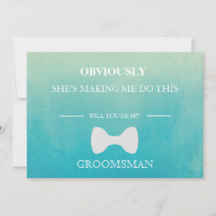Invitation Serez-Vous Mon Groomsman ?