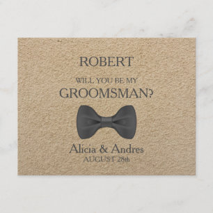 Invitation Serez-vous mon Groomsman ?