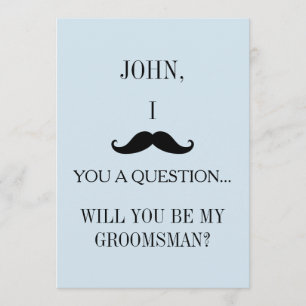 Invitation Serez-vous mon Groomsman ?
