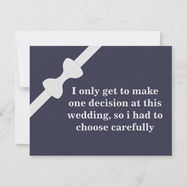 Invitation Serez-vous mon Groomsman ? (Devant)