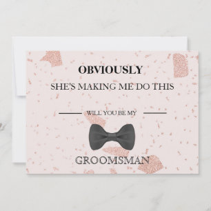 Invitation Serez-Vous Mon Groomsman ?