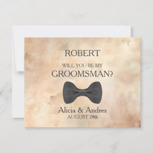 Invitation Serez-vous mon Groomsman ?