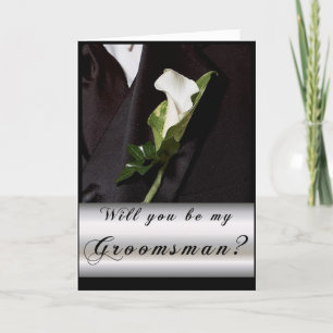 Invitation Serez-vous mon Groomsman ?