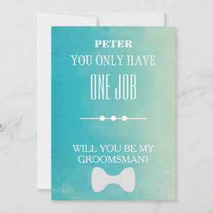 Invitation Serez-Vous Mon Groomsman ?