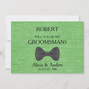 Invitation Serez-vous mon Groomsman ? Proposition