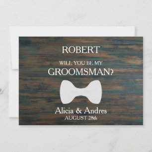 Invitation Serez-vous mon Groomsman ? Proposition