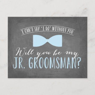 Invitation Serez-vous mon Junior Groomsman ?   Groomsmen
