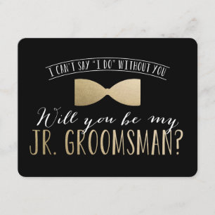 Invitation Serez-vous mon Junior Groomsman ?   Groomsmen