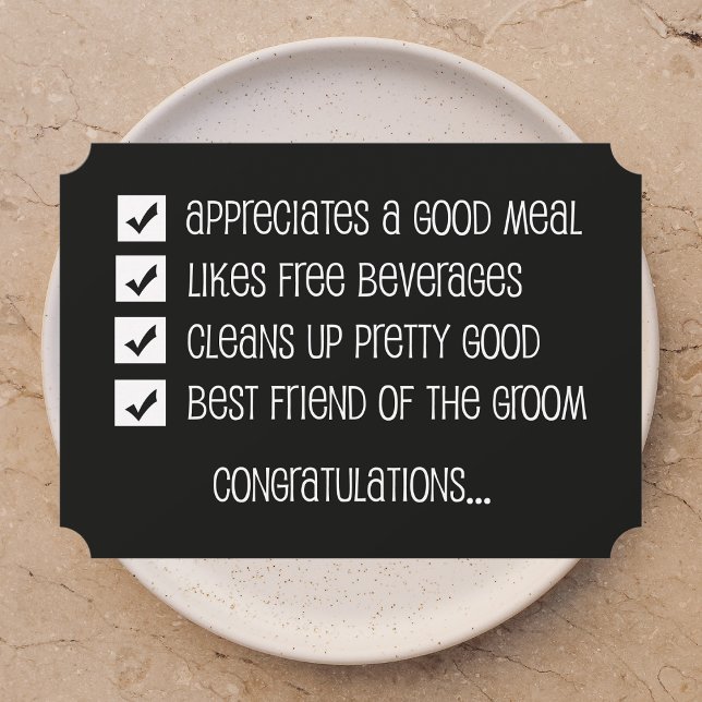 Invitation Serez-Vous Mon Meilleur Homme Amusant ? (Créateur téléchargé)