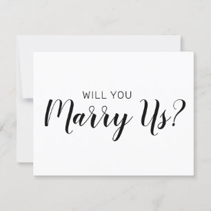 Invitation Serez-Vous Notre Officier ? Mariage Nous épouser
