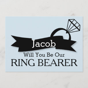 Invitation Serez-Vous Notre Porteur De Ring ?