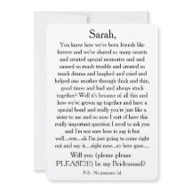 Serez-vous, s'il vous plaît, ma demoiselle d'honne