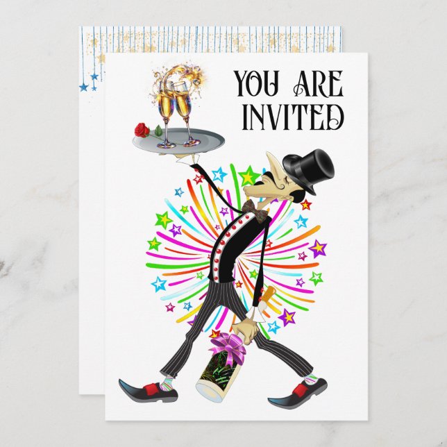 Invitation Série de serveurs de collecte unique (Devant / Derrière)