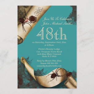 Invitation Série noire de bleu d'enquête de meurtre et