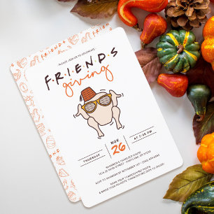 Invitation Série télévisée Friends   Fête Friendsgiving