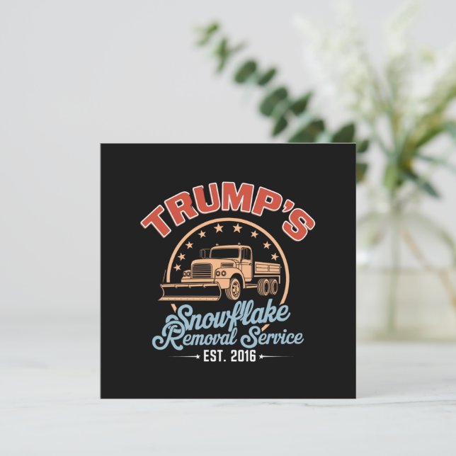 Invitation Service de déneigement de Trump Trump 2024  (Debout devant)
