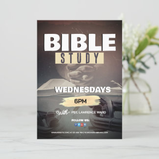 Invitation Service de dimanche de l'église Conception personn