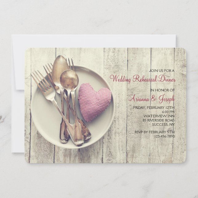 Invitation Servie Avec Amour (Devant)