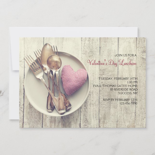 Invitation Servie Avec Amour (Devant)