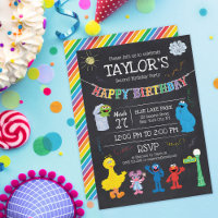 Sesame Street Pals Chalkboard Arc-en-ciel 2e anniv
