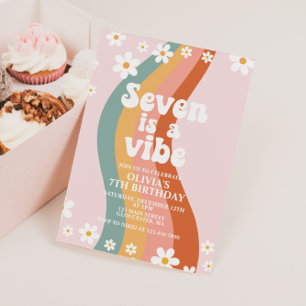 Invitation Seven est une Vibe super marguerite arc-en-ciel 7e