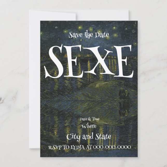 INVITATION SEXE (Devant)