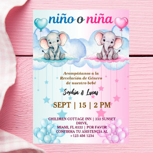 Invitation sexe espagnol révéler Nino o Nina avec éléphants