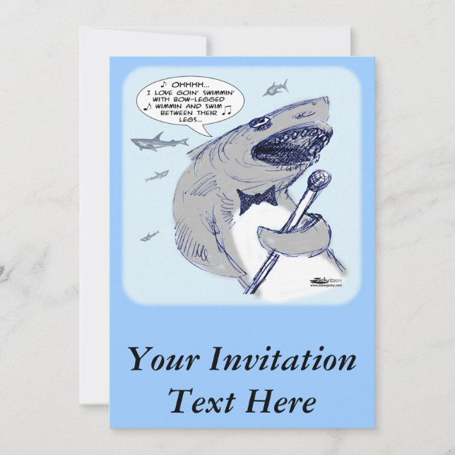 Invitation Sharkey Finatra Swimmin' (Devant)