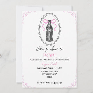 Invitation She’s About To POP!