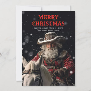 Invitation Sheriff Santa Claus