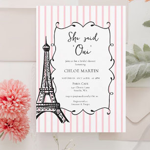 Invitation 'She'She's Oui' Paris