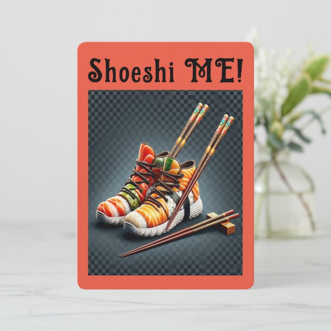 Invitation Shoeshi ME - Unique Basket Sushi (Debout devant)