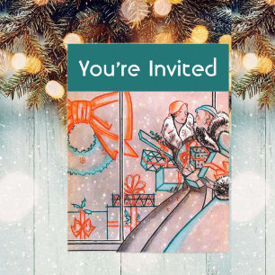Invitation Shopping de Noël