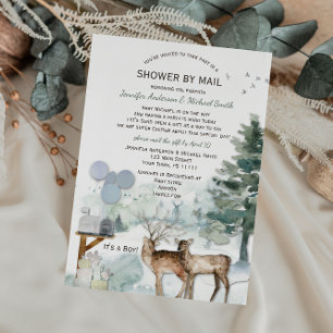 Invitation Shower by Mail Baby-Shower pour un garçon dans un