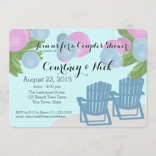 Invitation Shower de Beach