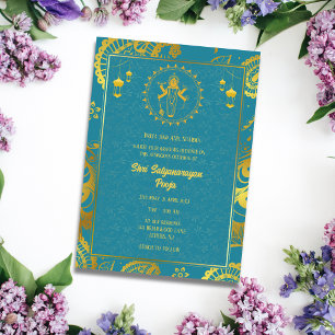 Invitation Shri Satyanarayan Pooja Hindu