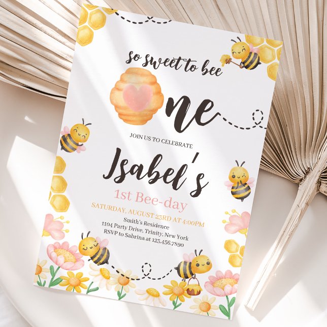 Invitation Si doux d'être un anniversaire (Créateur téléchargé)