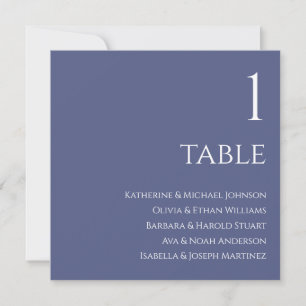 Invitation Siège mariage Carte-Marlin bleu et blanc