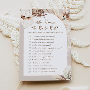 Invitation SIERRA Boho Qui Connaît La Mariée Meilleur Jeu De