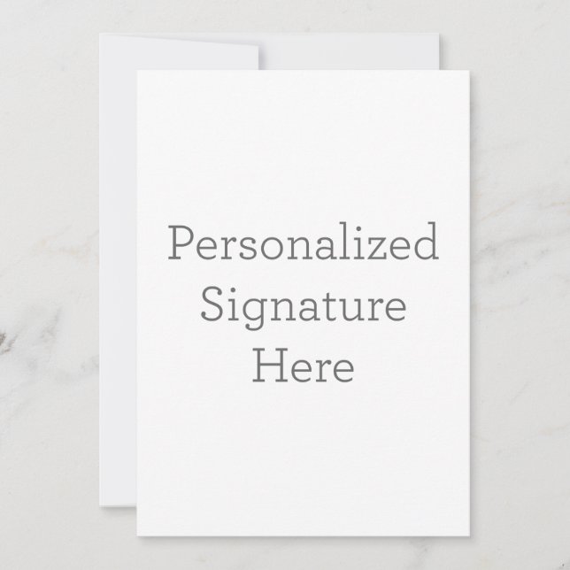 Invitation signature unique (Devant)