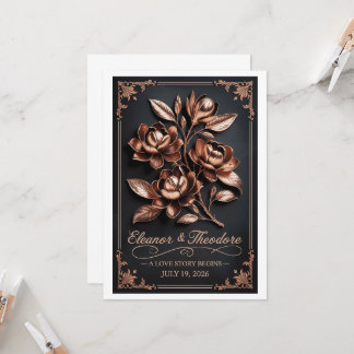 Invitation Signe de bienvenue de mariage [Couleur] foncée Rom