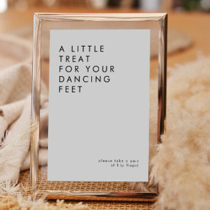 Invitation Signe de tongs minimaliste Mariage moderne