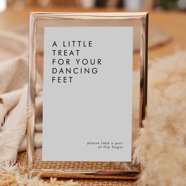 Invitation Signe de tongs minimaliste Mariage moderne (Créateur téléchargé)