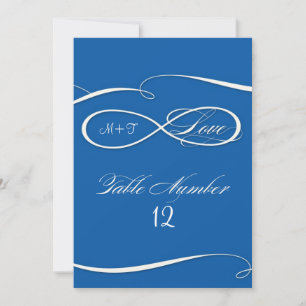 Invitation Signe du symbole de l'infini Amour infini Nombres 