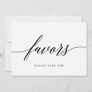 Invitation Signe Faveur - Script moderne