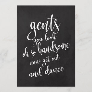 Invitation Signe Mariage de tableau de bord abordable