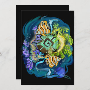 Invitation SIGNE Zodiaque Pisces