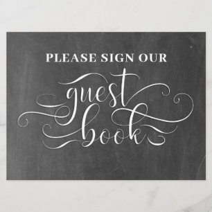 Invitation S'il vous plaît signer notre Mariage de table de l